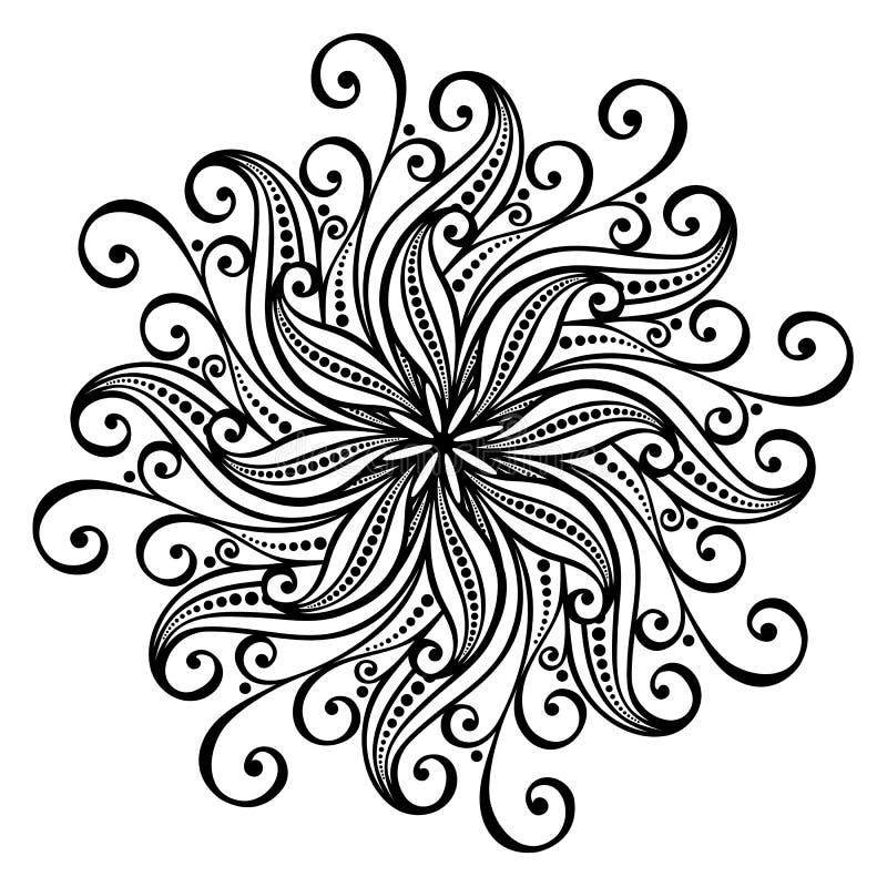Красивая мандала Deco (вектор) иллюстрация штока Красивая мандала Deco (вектор) иллюстрация штока