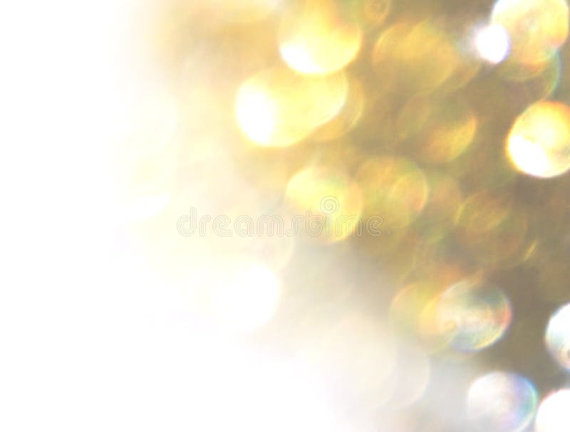 Красивая расплывчатая золотая предпосылка, праздничный свет bokeh стоковое изображение rf