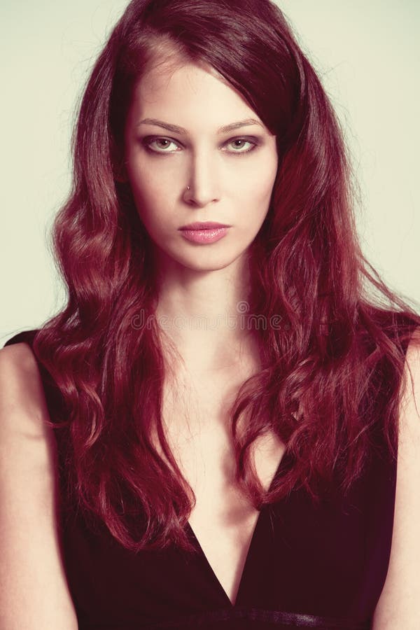Красивейший redhead стоковая фотография rf