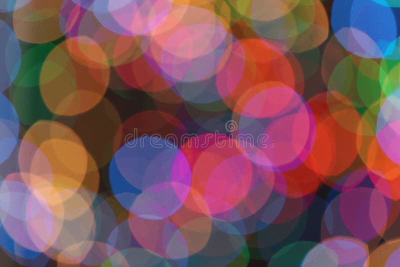 Красивые красочные света как предпосылка Bokeh стоковые изображения rf Красивые красочные света как предпосылка Bokeh стоковые изображения rf