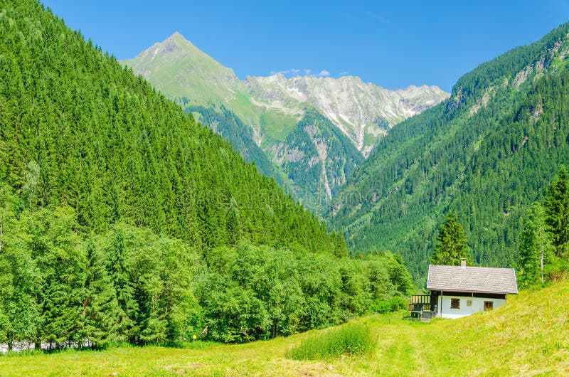 Красивый высокогорный ландшафт, австриец Альпы, Европа стоковое фото Красивый высокогорный ландшафт, австриец Альпы, Европа стоковое фото