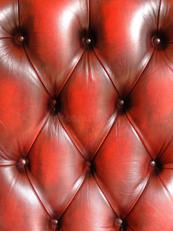 Red tufted leather quilted texture background. Red tufted leather quilted texture background