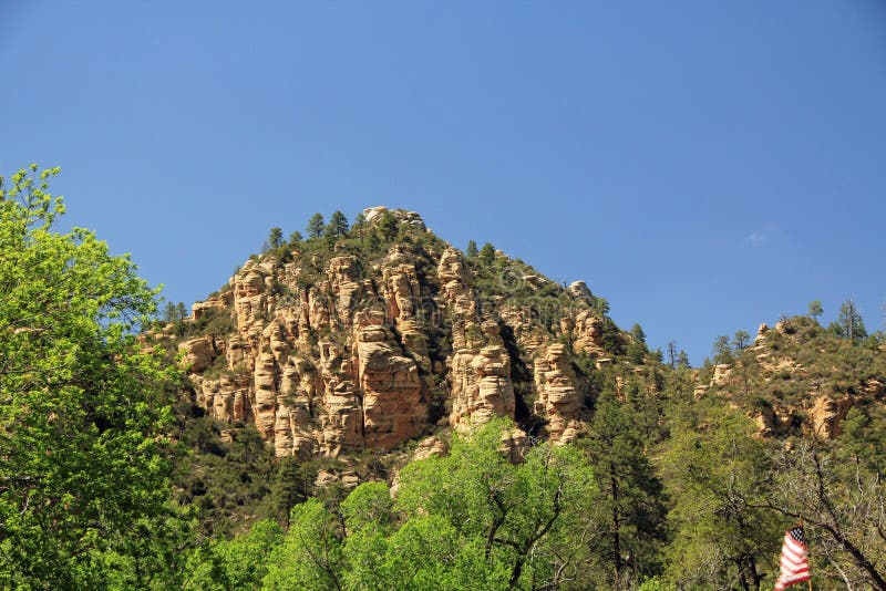 Красная горная порода в Sedona Аризоне стоковые изображения Красная горная порода в Sedona Аризоне стоковые изображения