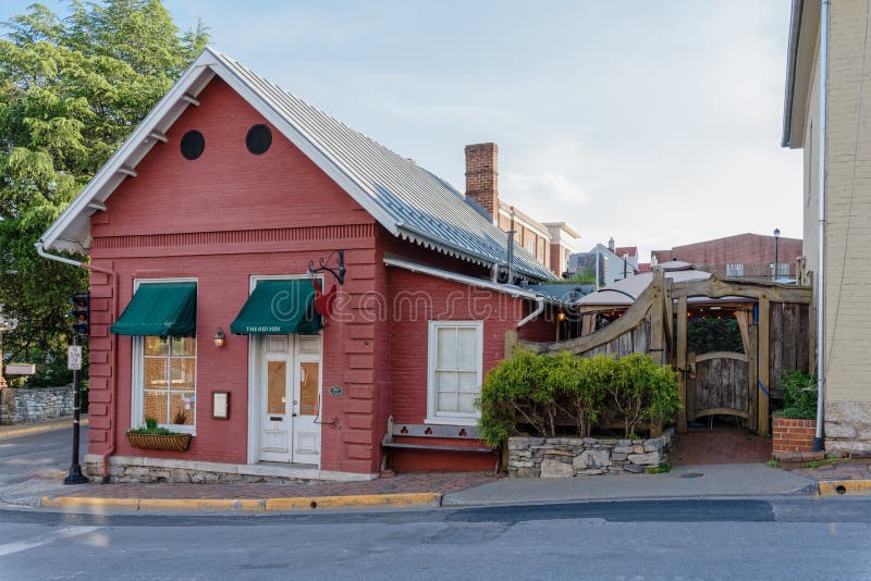 Красная курица в Lexington, Вирджинии стоковое изображение Красная курица в Lexington, Вирджинии стоковое изображение