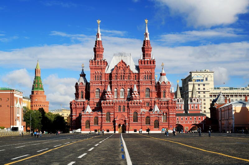 Красная площадь в Москве, Россия, стоковое изображение rf Красная площадь в Москве, Россия, стоковое изображение rf