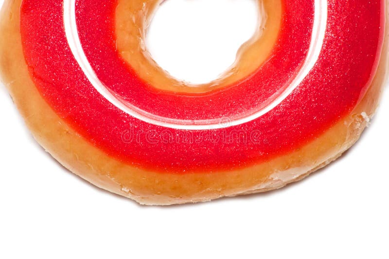 Красные и красочные donuts стоковые фотографии rf Красные и красочные donuts стоковые фотографии rf