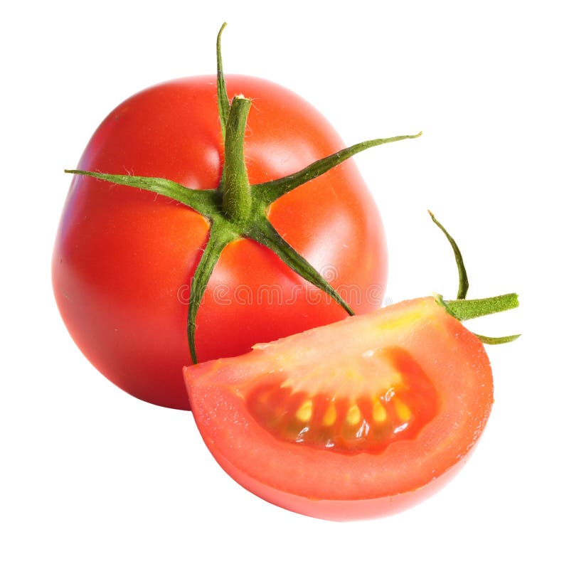 Красный изолированный томат