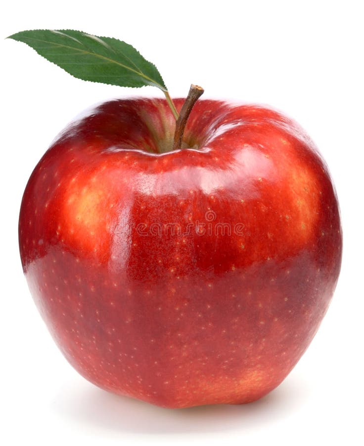 красный цвет яблока