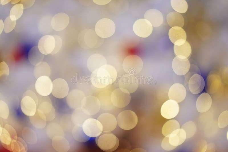Красочное & красивое расплывчатое bokeh круга, из предпосылки фокуса в концепции и теме рождества стоковое фото rf