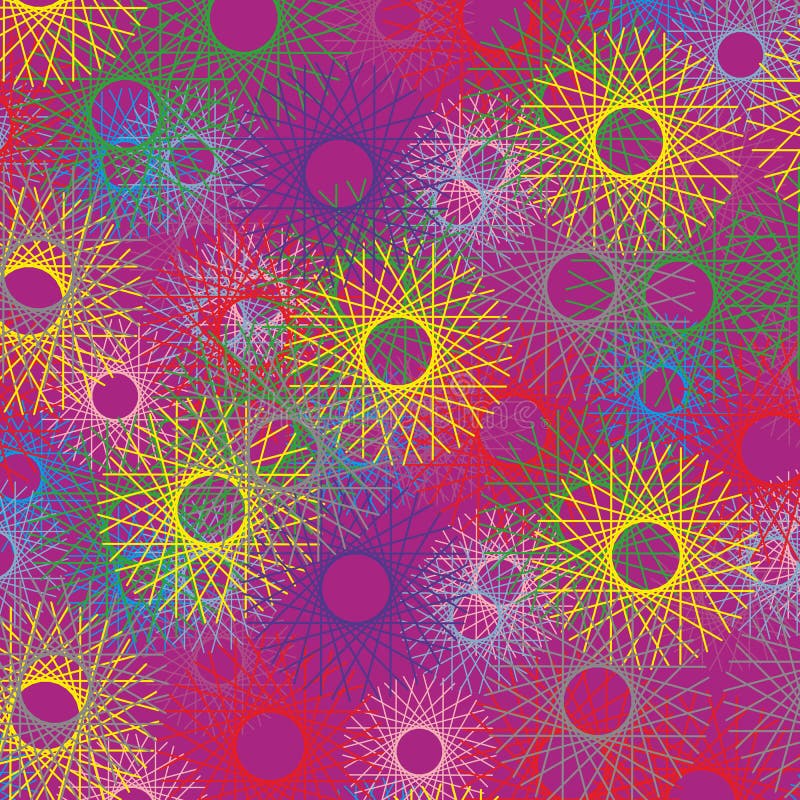 Красочные линии и круги украшают дырочками предпосылку вектора концепции обоев