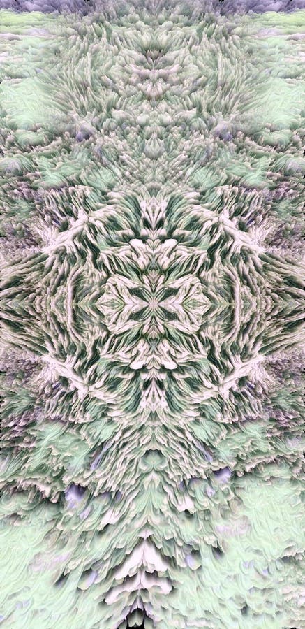 Красочный психоделическое trippy цифровой модели искусства бесплатная иллюстрация
