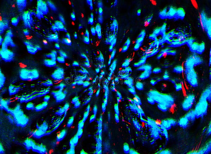 Красочный психоделическое trippy цифровой модели искусства иллюстрация штока