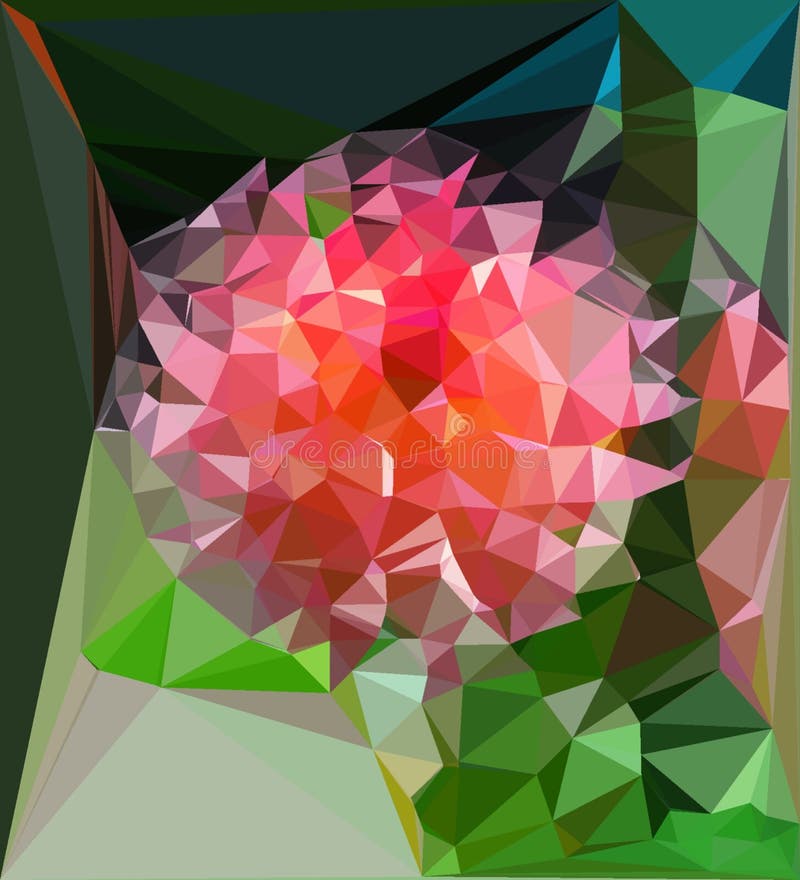 Красочный психоделическое trippy цифровой модели искусства иллюстрация вектора