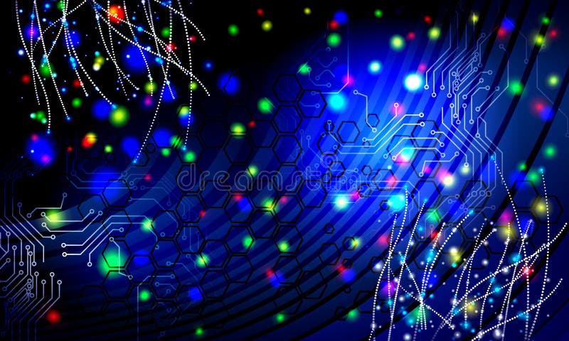 Краткое описание будущих технологий: фон связи, иллюстрация вектора бесплатная иллюстрация Краткое описание будущих технологий: фон связи, иллюстрация вектора бесплатная иллюстрация