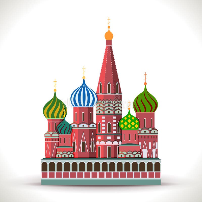 Kremlin, Moscow isolated on white. Vector Illustration. Kremlin, Moscow isolated on white. Vector Illustration