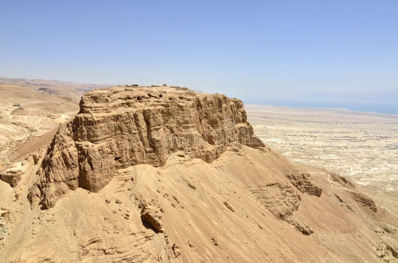 Крепость Masada, Израиль. стоковые изображения rf Крепость Masada, Израиль. стоковые изображения rf