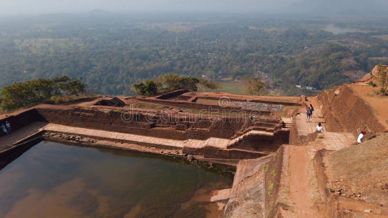 Крепость рока sigiriya старая в шри-ланке