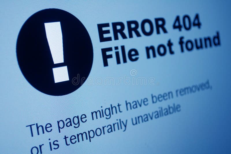 Ошибка 404 стоковое фото rf