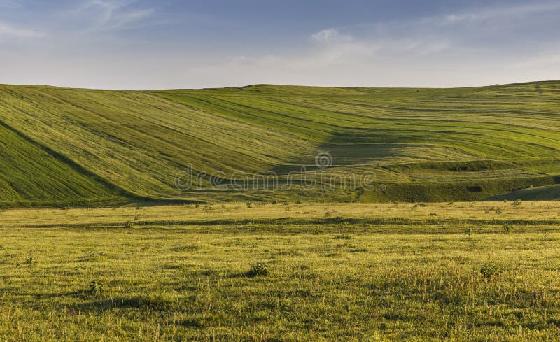 Культивируемые поля в горах стоковое фото Культивируемые поля в горах стоковое фото