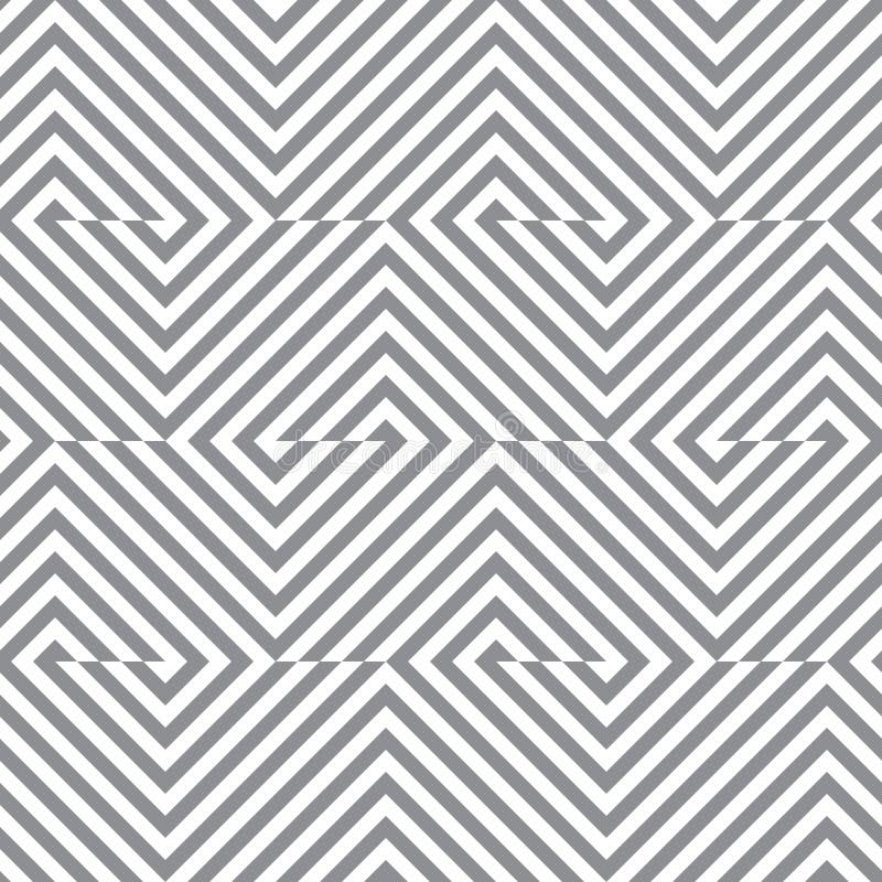 Линии безшовная картина вектора геометрические Современная monochrome текстура с нашивками иллюстрация штока Линии безшовная картина вектора геометрические Современная monochrome текстура с нашивками иллюстрация штока