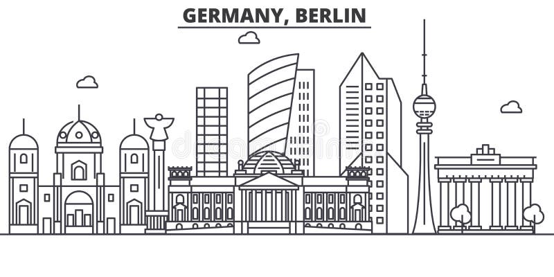 Берлин векторное изображение