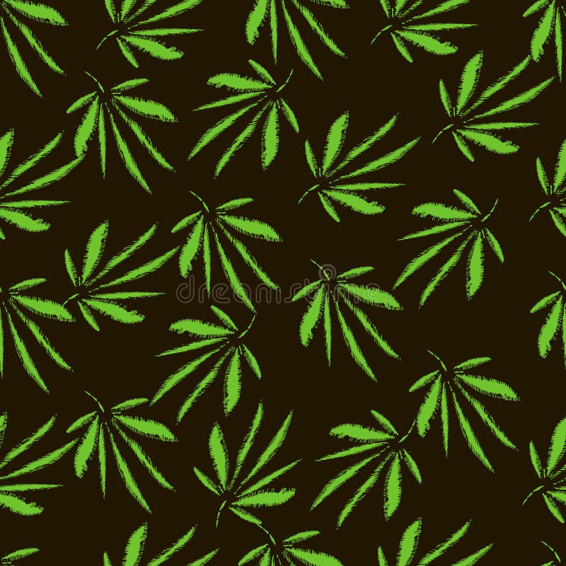 вышивка марихуаны