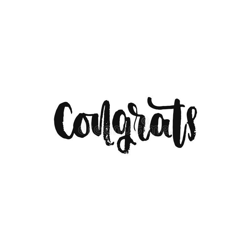 Литерность вектора Congrats иллюстрация вектора Литерность вектора Congrats иллюстрация вектора