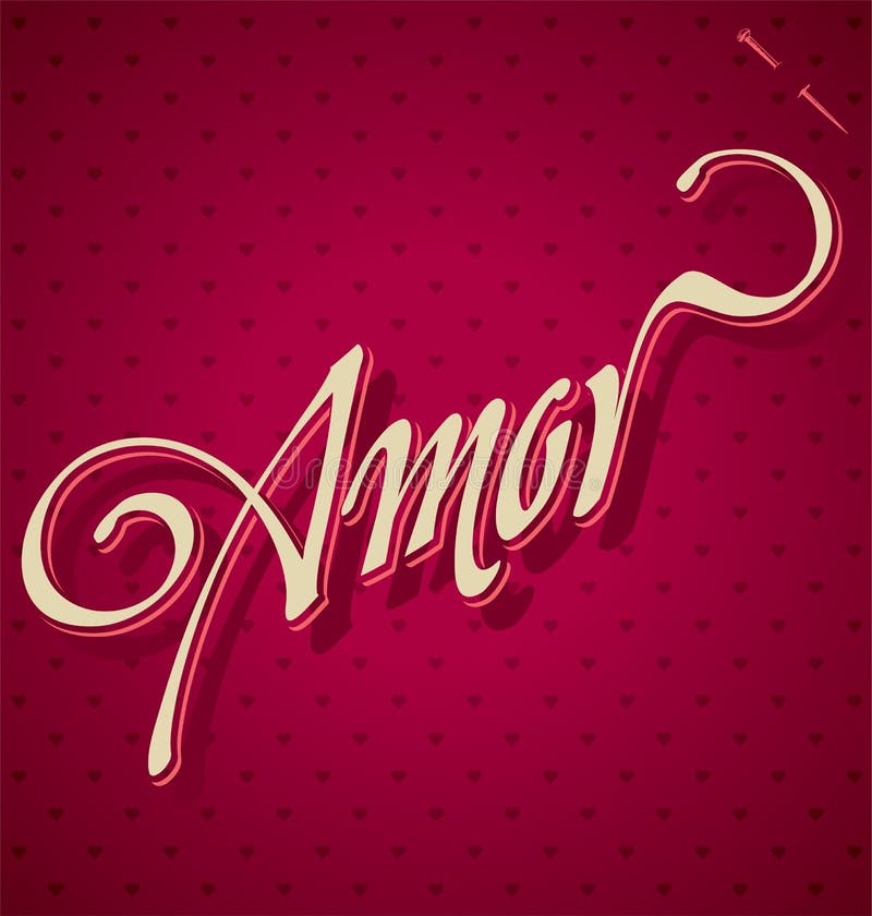 Литерность руки AMOR () иллюстрация штока Литерность руки AMOR () иллюстрация штока