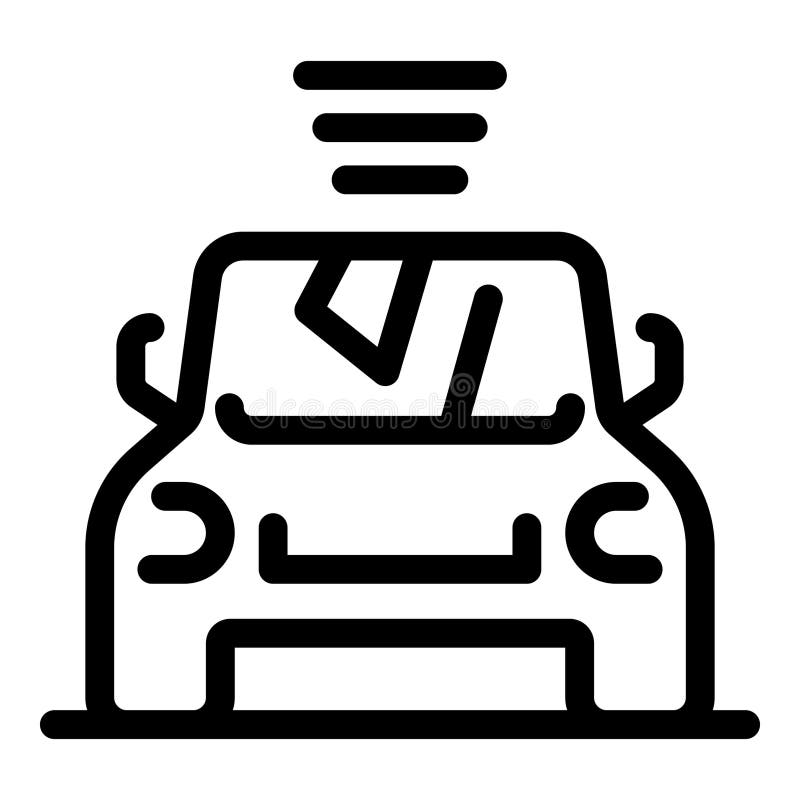 лобовое стекло автомобиля, очищаемое значком стеклоочистителя бесплатная иллюстрация