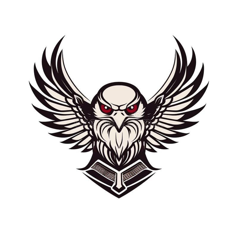 логотип сокола иллюстрация штока. иллюстрации насчитывающей пер - 281426950