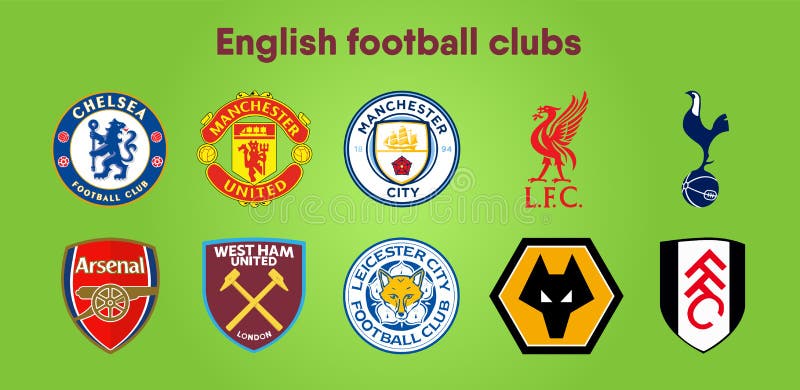 Эмблемы футбольных клубов англии в вектор