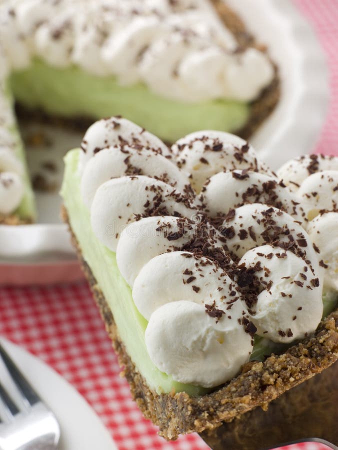 ломтик расстегая keylime стоковое изображение ломтик расстегая keylime стоковое изображение