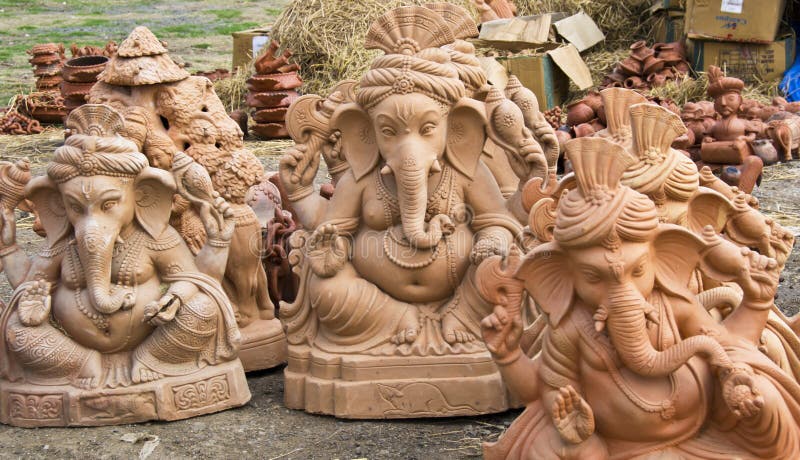 Лорд Ganesha Идол стоковые изображения Лорд Ganesha Идол стоковые изображения
