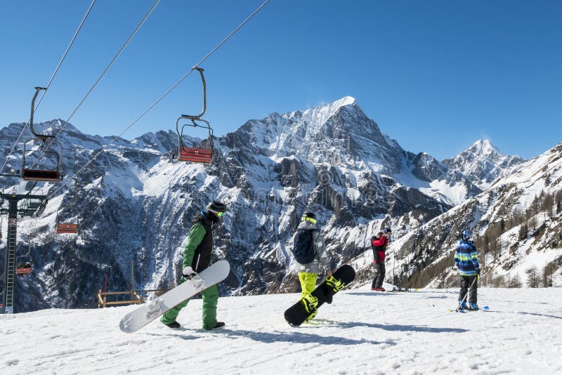 A winter image of San domenico di Varzo's mountains. A winter image of San domenico di Varzo's mountains