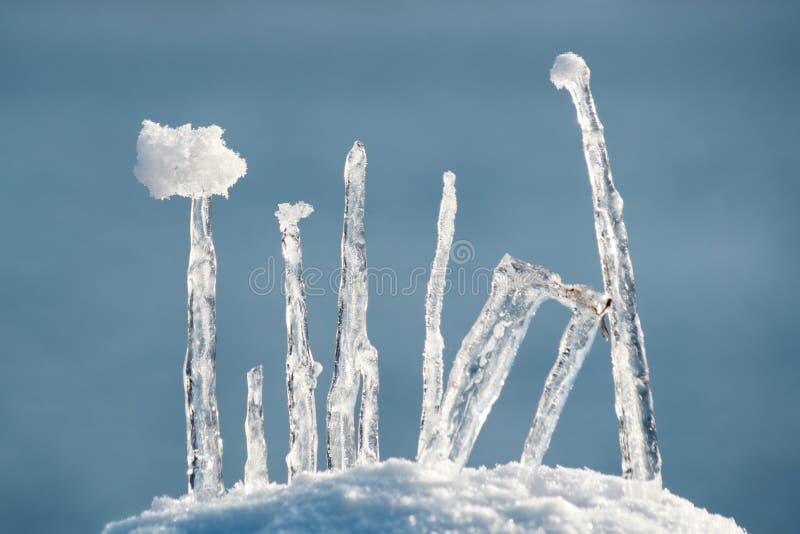 Composition made of Ice and Snow. Composition made of Ice and Snow