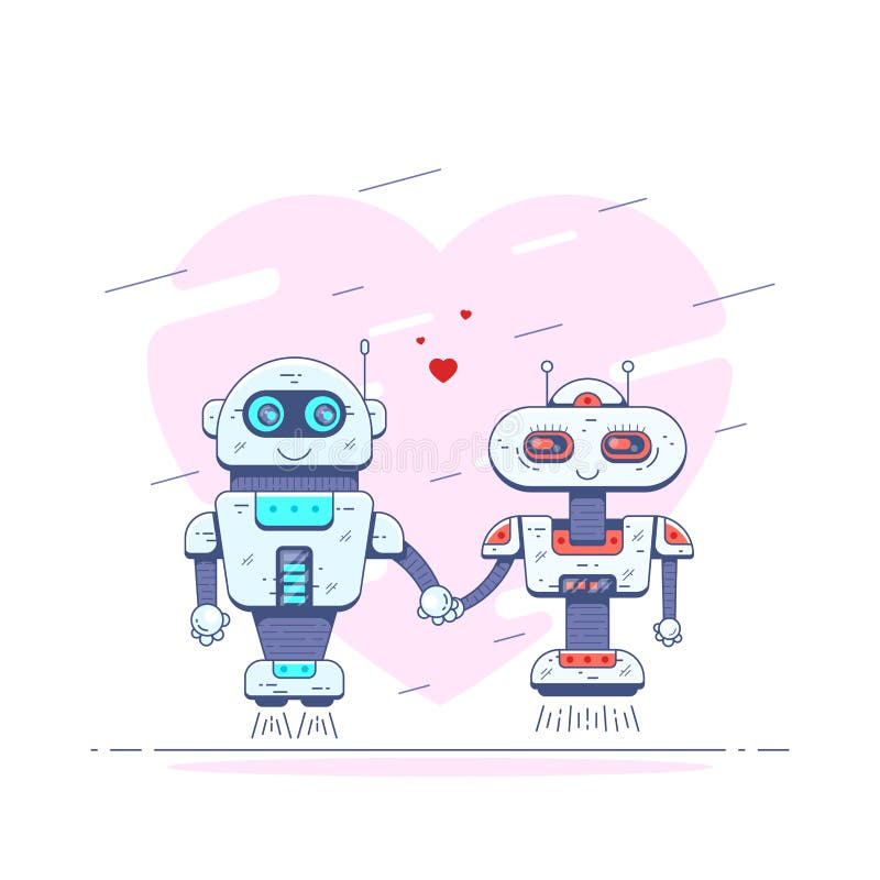 Любимые роботы бесплатная иллюстрация Любимые роботы бесплатная иллюстрация