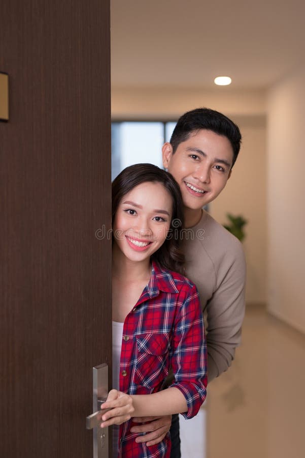 Asian young couple otngagged