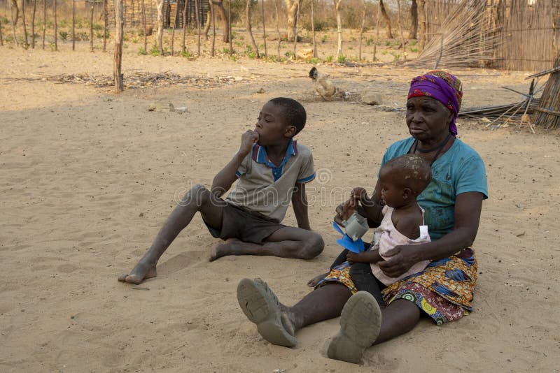 Люди от Африки Maun, Botwana стоковые фотографии rf Люди от Африки Maun, Botwana стоковые фотографии rf