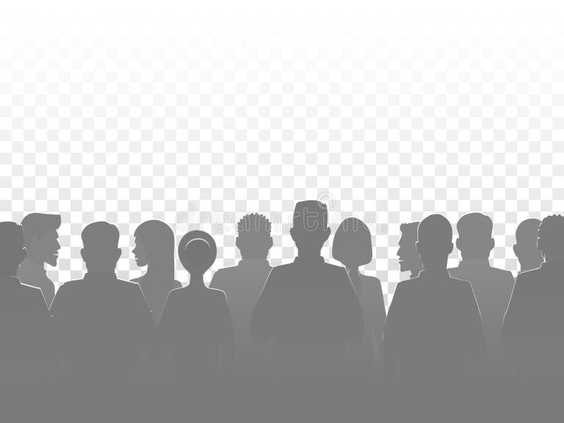 Люди силуэта, группа, силуэты толпы также вектор иллюстрации притяжки corel иллюстрация вектора Люди силуэта, группа, силуэты толпы также вектор иллюстрации притяжки corel иллюстрация вектора