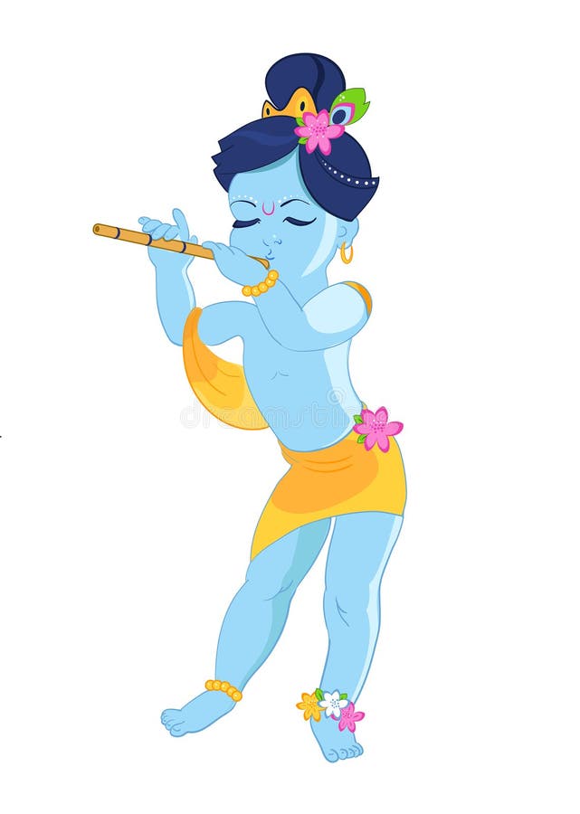 Маленький лорд Krishna младенца играет каннелюру, иллюстрацию вектора индийского фестиваля иллюстрация штока Маленький лорд Krishna младенца играет каннелюру, иллюстрацию вектора индийского фестиваля иллюстрация штока
