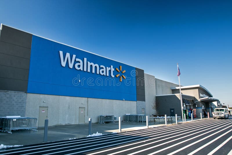 Магазин Walmart в NJ стоковые фото Магазин Walmart в NJ стоковые фото