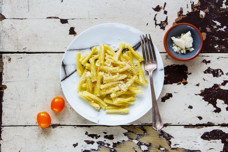 Макаронные изделия итальянки Vegeterian стоковое изображение Макаронные изделия итальянки Vegeterian стоковое изображение