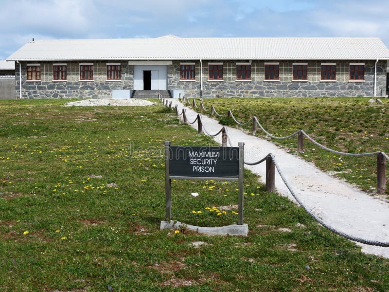 Maximum security prison located in Robben Island, Cape Town, South Africa. This building many political prisoners were locked at the time of apartheid, including Nelson Mandela, who remained there for 16 years. Currently the island is a historical museum. Maximum security prison located in Robben Island, Cape Town, South Africa. This building many political prisoners were locked at the time of apartheid, including Nelson Mandela, who remained there for 16 years. Currently the island is a historical museum.