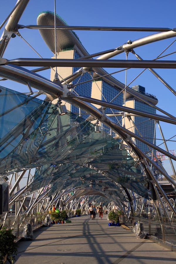 Marinaâ€™s pedestrian bridge named The Helix,and the Youth Olympic Park is an important milestone event for Marina Bay. Marinaâ€™s pedestrian bridge named The Helix,and the Youth Olympic Park is an important milestone event for Marina Bay.