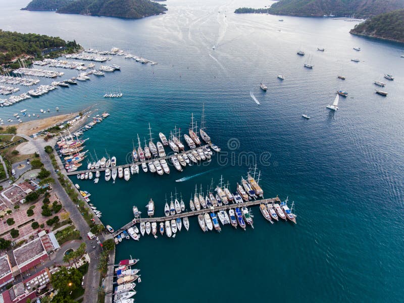 Марина и гавань Marmaris стоковое фото Марина и гавань Marmaris стоковое фото