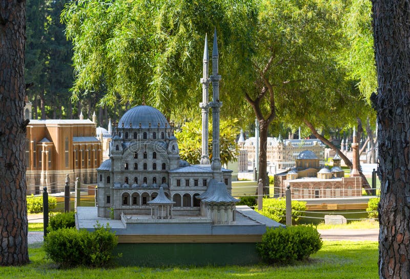 Масштабные модели на парке культуры Miniturkey в Анталье, Турции стоковое фото Масштабные модели на парке культуры Miniturkey в Анталье, Турции стоковое фото