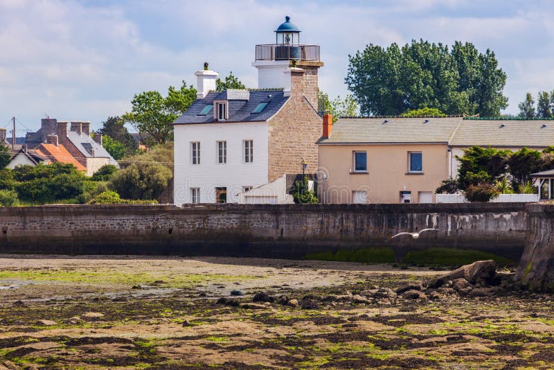 Маяк в Barfleur стоковые изображения rf Маяк в Barfleur стоковые изображения rf