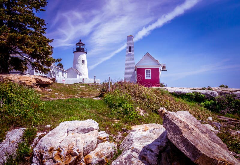 Маяк пункта Pemaquid стоковые фото Маяк пункта Pemaquid стоковые фото