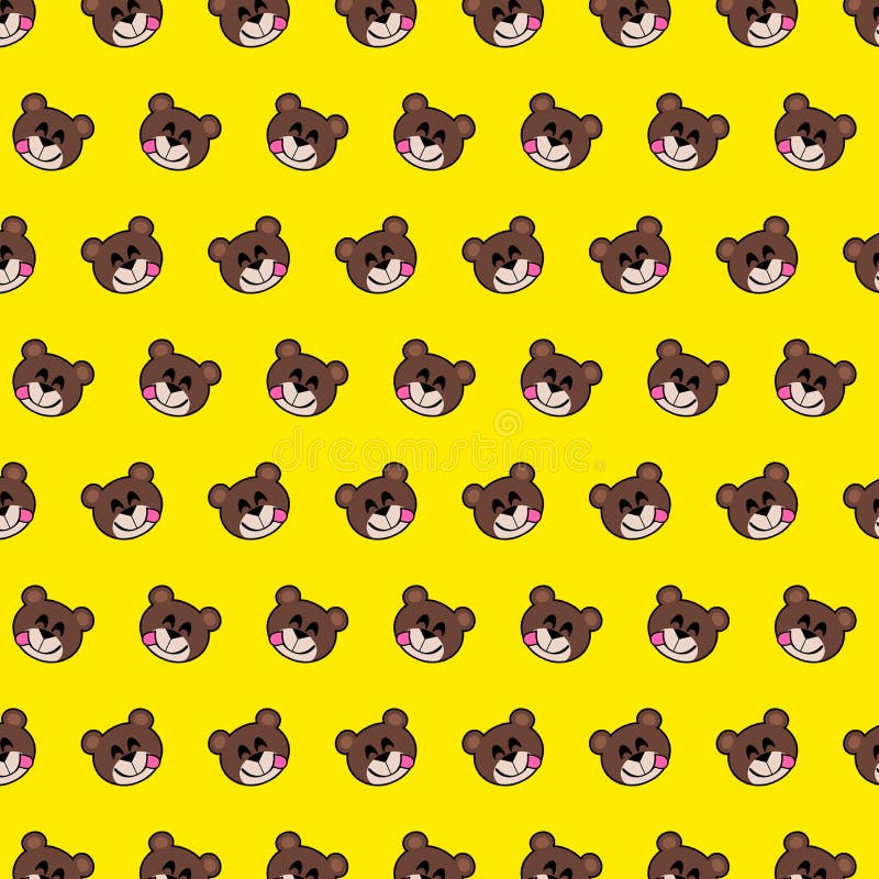 Медведь - картина 11 emoji иллюстрация штока Медведь - картина 11 emoji иллюстрация штока