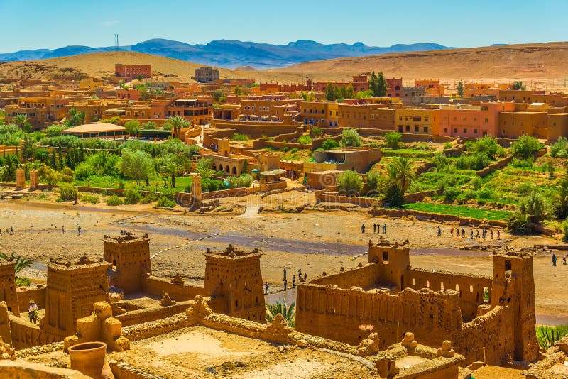 Место Марокко всемирного наследия ЮНЕСКО Ait Бен Haddou ksar стоковая фотография rf Место Марокко всемирного наследия ЮНЕСКО Ait Бен Haddou ksar стоковая фотография rf